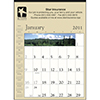Scenic Memo Calendar (Tan)