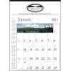 Scenic Memo Calendar (White)