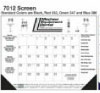 Imprinted Desk Calendars 1 Color 