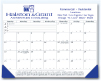 BUDGET DESK PAD CALENDAR with VINYL CORNERS