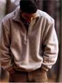 Auburn Berber Half Zip Pullover