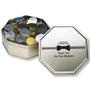 Octagonal Tin with Candy & Nut Assortment