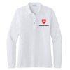 Ladies Long-Sleeve White Polo Shirt