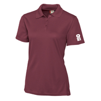 Ladies Ice Polo - Bordeaux (logo on sleeve) - DISCONTINUED