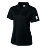 Ladies Ice Polo - Black (logo on sleeve) - DISCONTINUED