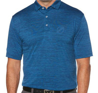 Callaway Men's Broken Stripe Polo- Blueberry Pancake- Clearance